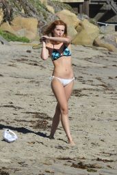 Bella Thorne Bikini Candids - Beach in Malibu, August 2014