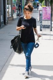 Brenda Song in Tight Jeans - Shopping in Studio City, August 2014