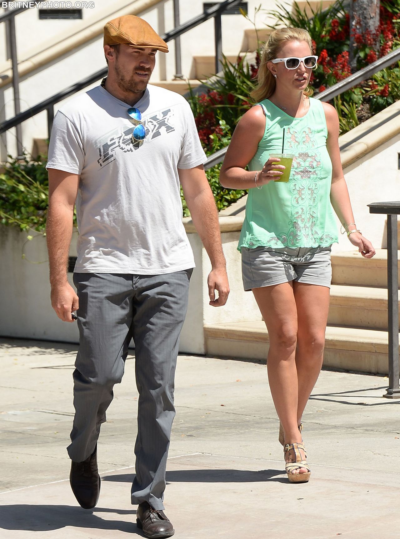 Britney Spears With Boyfriend David Lucado in Calabasas - August 2014 ...