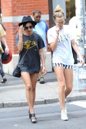 Cara Delevingne & Zoe Kravitz - Outin New York City, Aug. 2014 • CelebMafia