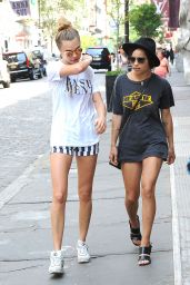 Cara Delevingne & Zoe Kravitz - Outin New York City, Aug. 2014