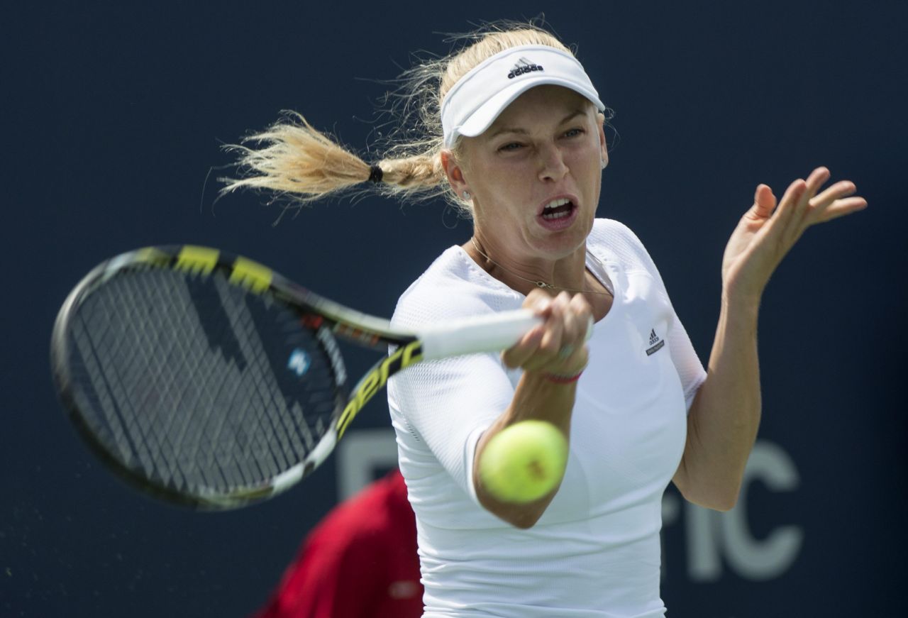 Caroline Wozniacki – Rogers Cup 2014 in Montreal, Canada – 3rd Round ...