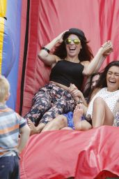 Casey Batchelor in Slide Park in Essex - July 2014