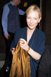 Cate Blanchett Signing For Fans as She Leaves Her Play 