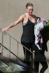 Charlize Theron Leaving Yoga Class - South Africa, August 2014