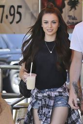 Cher Lloyd Shows off Her Legs - Leaving Mel
