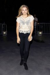 Chloe Moretz at the Staples Centre in Los Angeles, August 2014