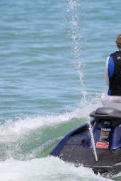 Chloe Moretz Jetskiing at the Beach in Miami - August 2014