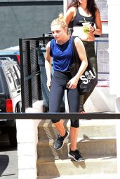 Chloe Moretz Leaving SoulCycle in Los Angeles August - August 2014