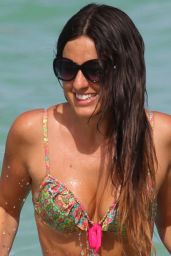 Claudia Romani In a Bikini on Miami Beach - August 2014