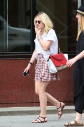 Dakota Fanning - Out in SoHo in NYC - Aug. 2014