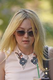 Dakota Fanning Style - Out in New York City - August 2014