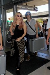 Debby Ryan at LAX Airport in Los Angeles - July 2014