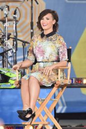 Demi Lovato Appeared on Good Morning America - August 2014