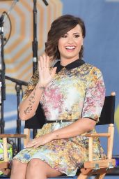 Demi Lovato Appeared on Good Morning America - August 2014