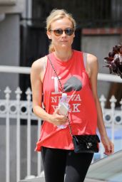 Diane Kruger Goes to the Gym Pop Physique in Los Angeles - August 2014