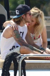 Ellie Goulding With Her Boyfriend Dougie Poynter in Ibiza - August 2014