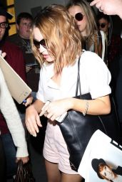 Emily Browning Arrives in New York City - August 2014