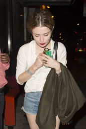Emily Browning Style - Leaving Shoreditch House in London - August 2014