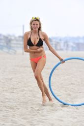 Estella Warren in a Bikini at Venice Beach - August 2014