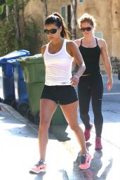 Eva Longoria shows off Her Body - Outside a Gym in Los Angeles - August 2014