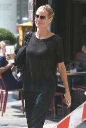Heidi Klum Street Style - Out in NYC, Aug. 2014
