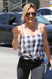 Hilary Duff  Street Style - Out in Beverly Hills - August 2014