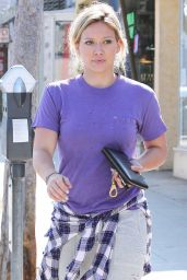 Hilary Duff Street Style - Out in West Hollywood - August 2014