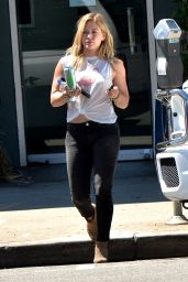 Hilary Duff Style - Out in Beverly HIlls - August 2014