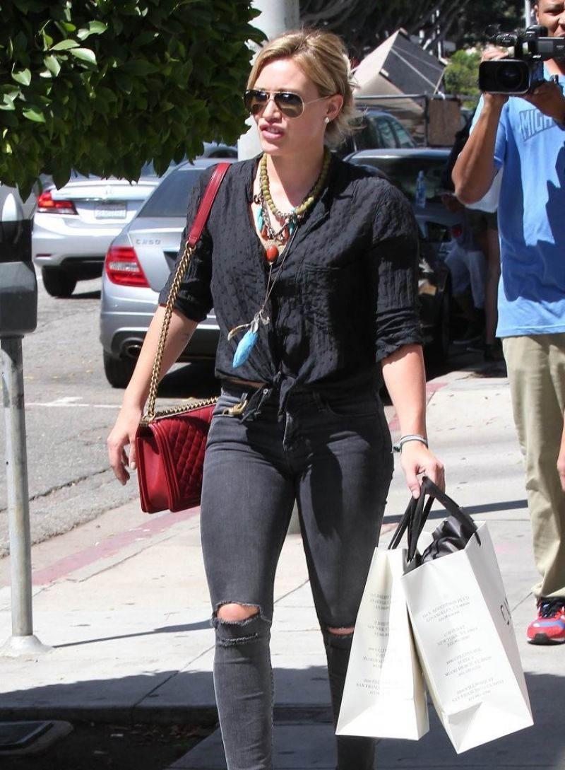Hilary Duff Style - Out in Los Angeles, August 2014 • CelebMafia