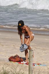 Isis Valverde Bikini Candids - On the Beach in Rio de Janeiro