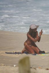 Isis Valverde Bikini Candids - On the Beach in Rio de Janeiro