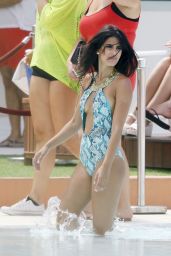 Jasmin Walia Swimsuit Candids - Seen Poolside while in Ibiza - July 2014