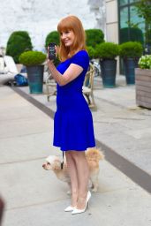 Jessica Chastain Style - Out in Manhattan - August 2014