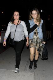 Joanna JoJo Levesque Night Out Style - Outside Bootsy Bellows in Hollywood, August 2014