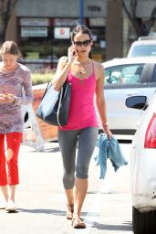 Jordana Brewster Street Style - Out in West Hollywood - August 2014