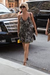 Julianne Hough in Mini Dress Out in New York City - August 2014