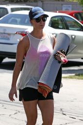 Kaley Cuoco - Leaving Yoga Class in Sherman Oaks - August 2014