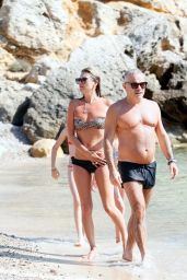 Kate Moss Bikini Candids - July 2014