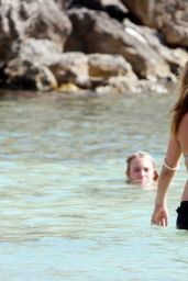 Kate Moss Bikini Candids - July 2014