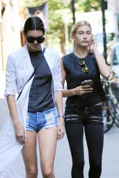 Kendall Jenner and Hailey Baldwin Out in New York City