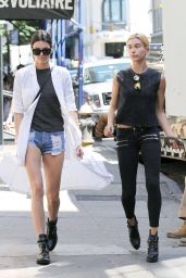 Kendall Jenner and Hailey Baldwin Out in New York City