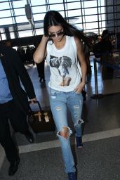 Kendall Jenner at LAX Airport - August 2014