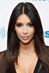 Kim Kardashian At the SiriusXM Studios in New York City - August 2014