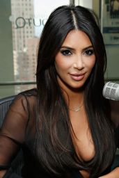 Kim Kardashian At the SiriusXM Studios in New York City - August 2014