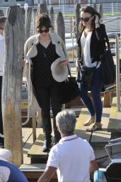 Kirsten Dunst & Felicity Jones - Arriving in Venice for 2014 Venice Film Festival