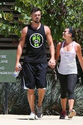 Lea Michele With Her Boyfriend - Hike in Los Angeles, August 2014