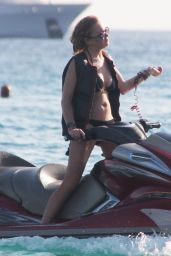 Lindsay Lohan in a Bikini in Greece - August 2014
