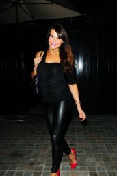 Lizzie Cundy Night Out Style - The Chiltern Firehouse in London - August 2014