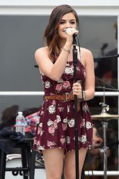 Lucy Hale Performs at the Hollister House